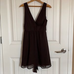🟣3 for $25🟣 dark brown babydoll style dress